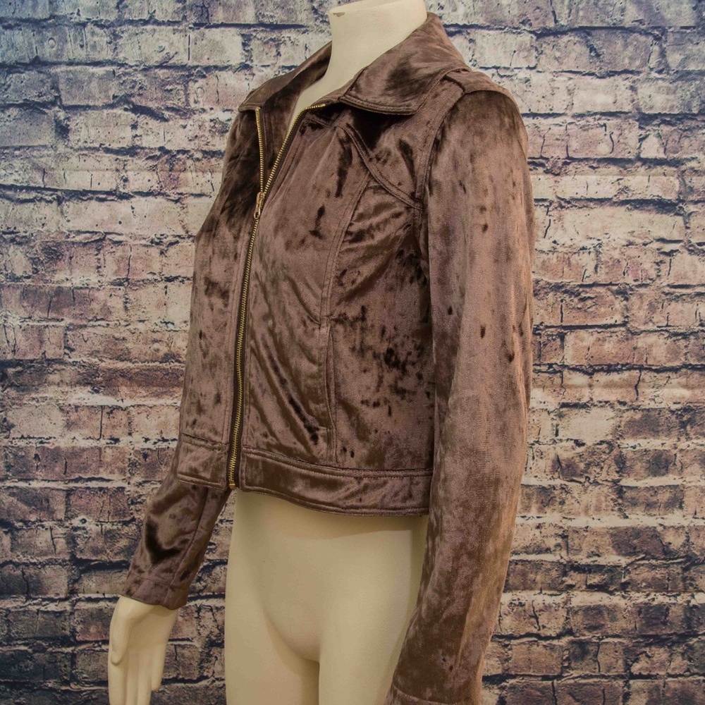 C&C California Velvet Moto Jacket